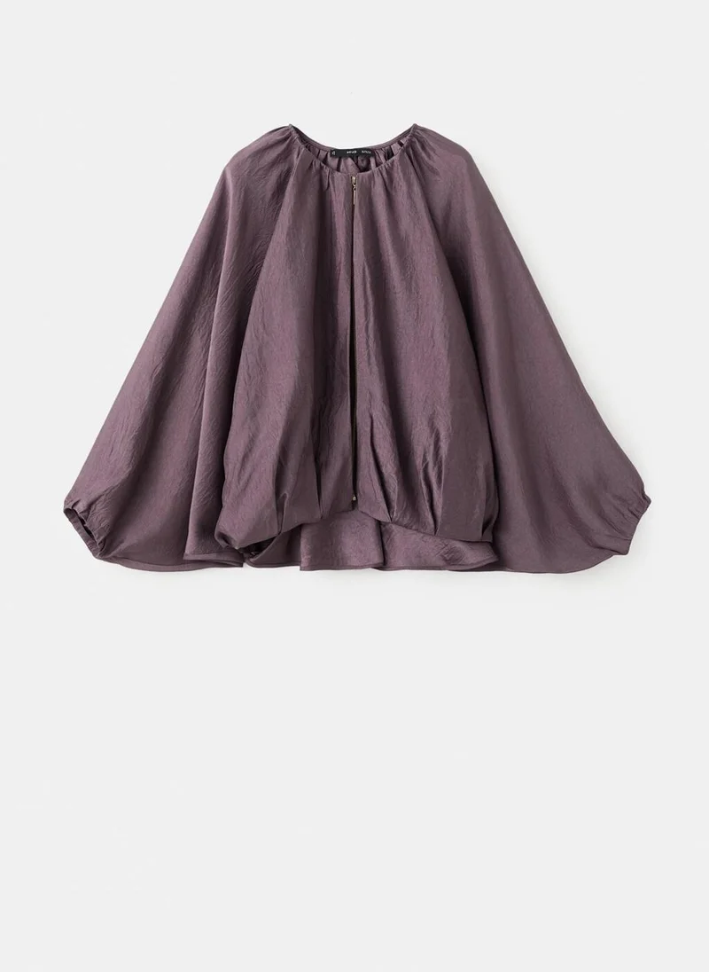 مانجو Oversized bomber jacket